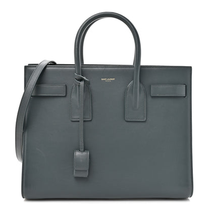 Saint Laurent Calfskin Small Sac De Jour Fog 1 of 15