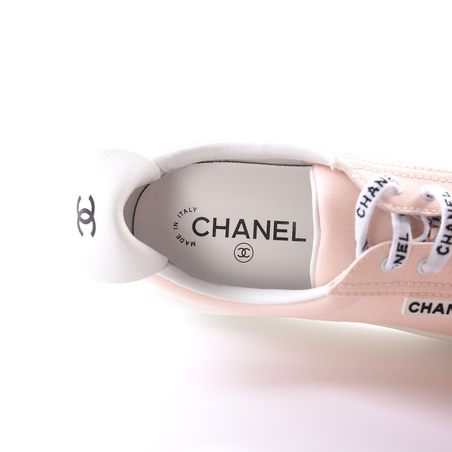 Chanel Canvas Womens Sneakers 41 Light Pink 6 of 9