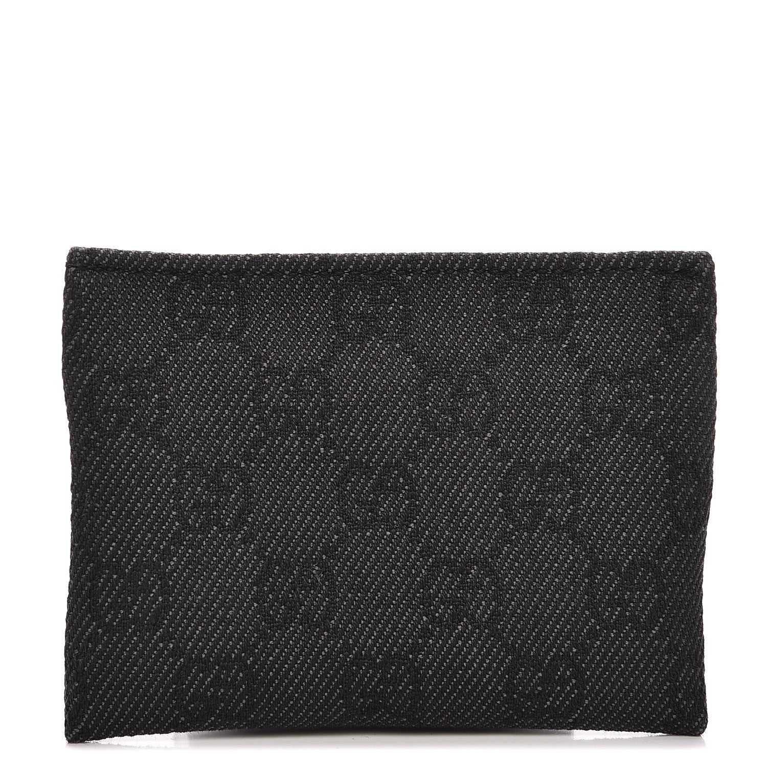 Gucci Monogram Denim GG Coin Purse Black 1 of 7