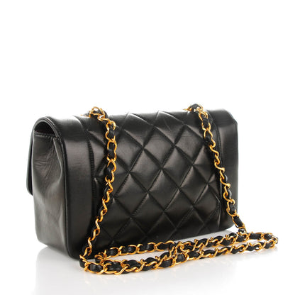 Chanel Lambskin Quilted Small Single Flap Black 3 of 9