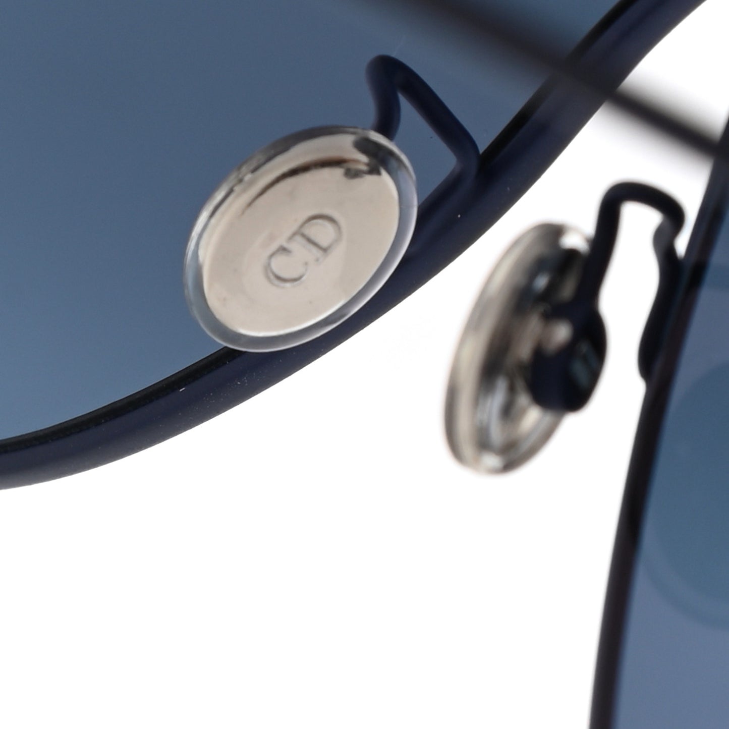 Metal Diorcamp Sunglasses Blue