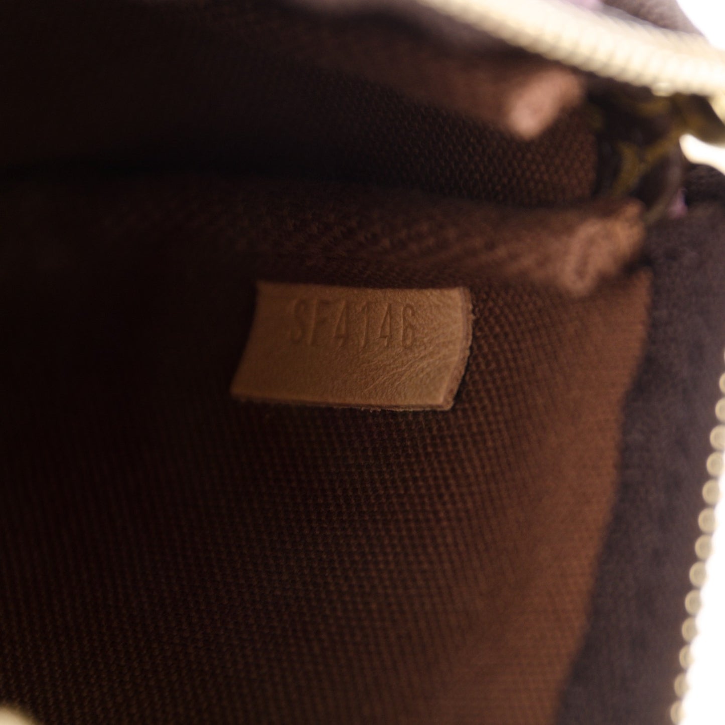 Monogram 2016 Christmas Animation Mini Pochette Accessories Rose Ballerine
