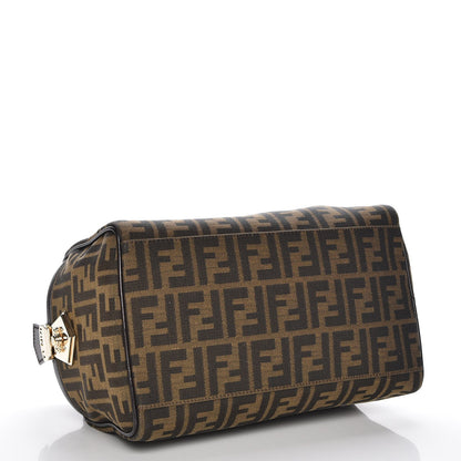 Fendi Zucca Cuoio Lucido Medium Chef Boston Tobacco Moro 4 of 8