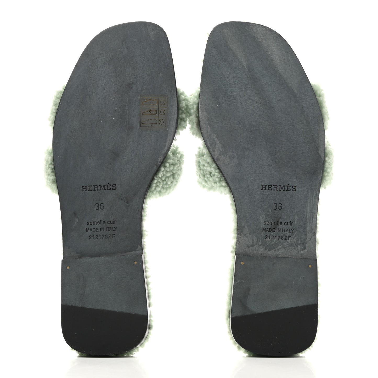 Woolskin Oran Sandals 36 Vert D'Eau