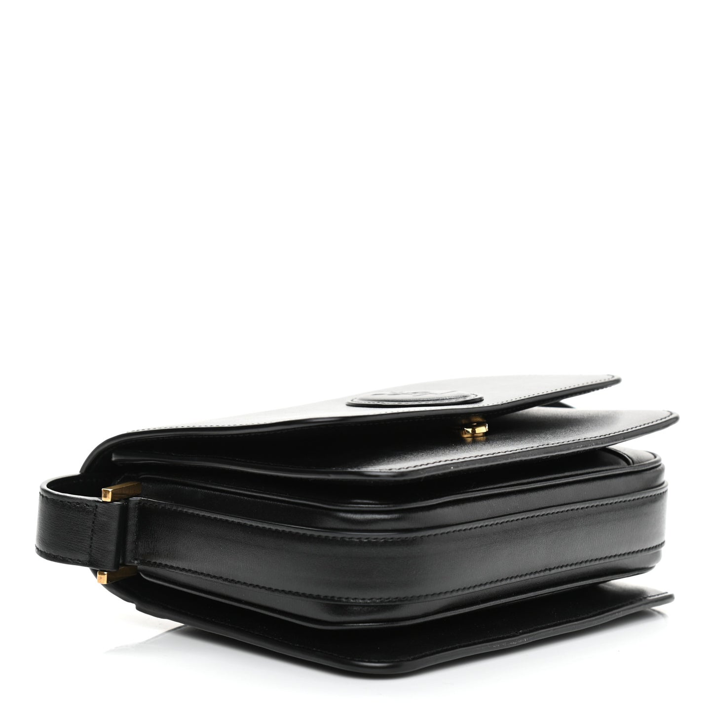 Calfskin Le 61 Shoulder Bag Black