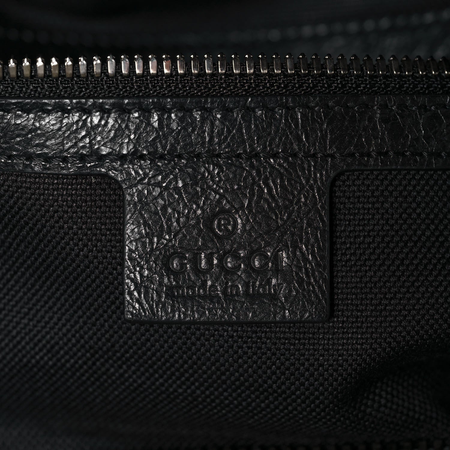 Gucci Fluffy Calfskin Morpheus Convertible Backpack Black 9 of 16