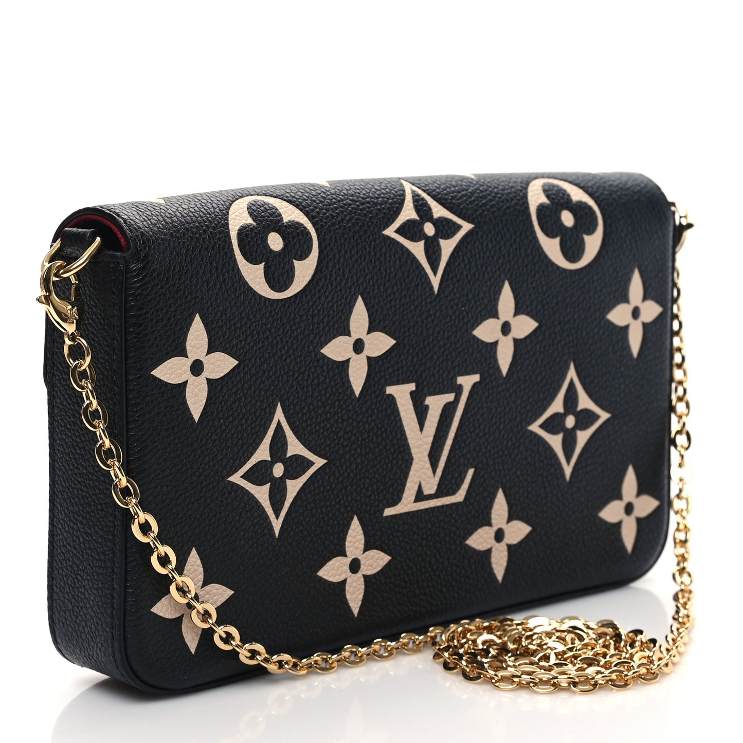 Empreinte Monogram Giant Felicie Pochette Black Beige