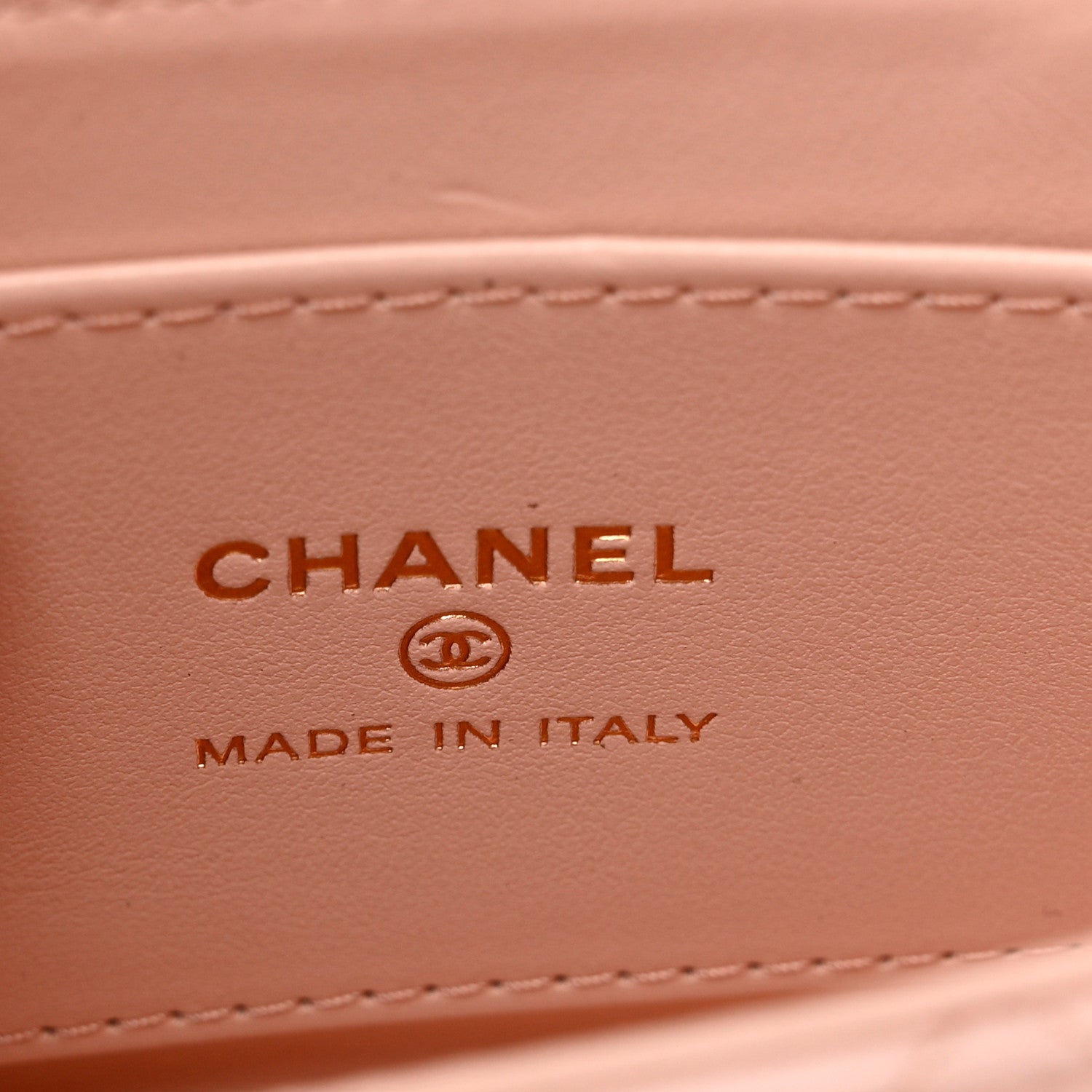 Chanel Shiny Aged Calfskin Quilted Mini Nano Kelly Shopper Light Pink 7 of 8