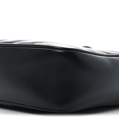 Saint Laurent Calfskin Matelasse Monogram Monochrome Lou Camera Bag Black 10 of 10