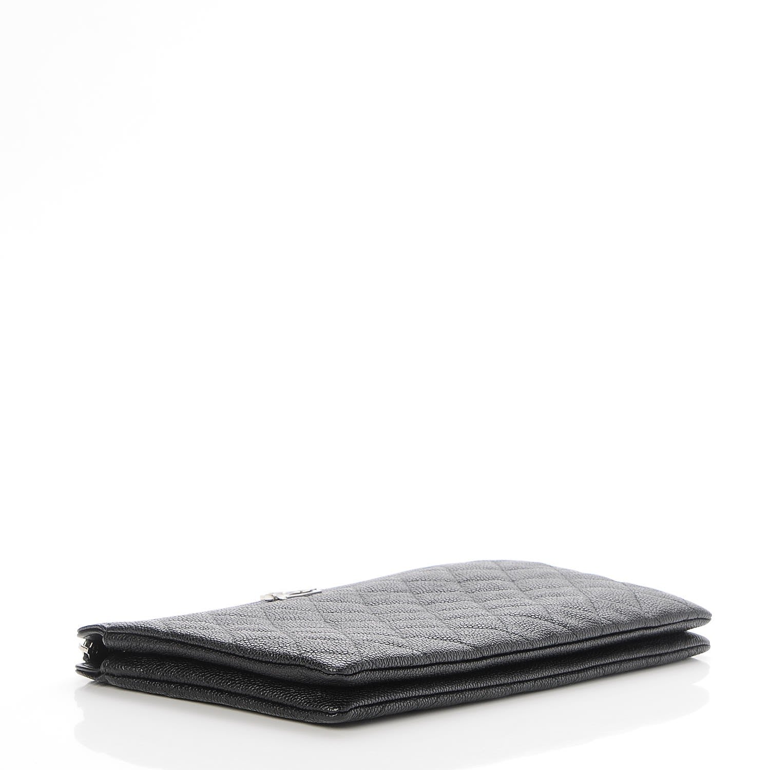 Chanel Caviar Quilted Small Zipped Boy Pouch Black 4 of 9