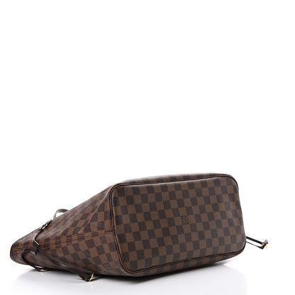Louis Vuitton Damier Ebene Neo Neverfull MM Rose Ballerine 3 of 21