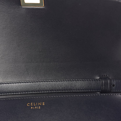 Celine Box Calfskin Medium Classic Box Flap Bag Navy Blue 9 of 12