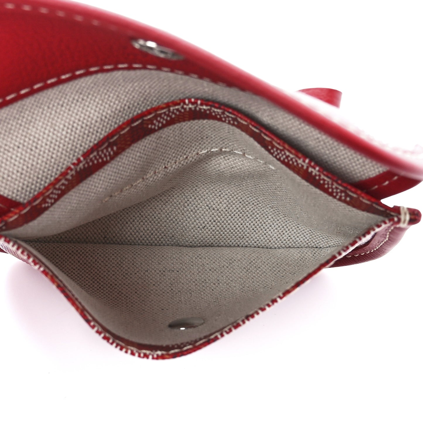 Goyardine Reversible Mini Anjou Red