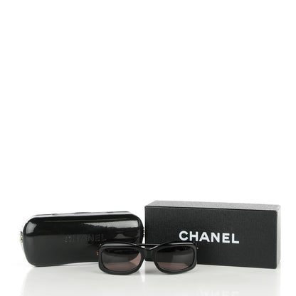 Chanel Crystal Camellia CC Sunglasses 5127-B Black 8 of 8
