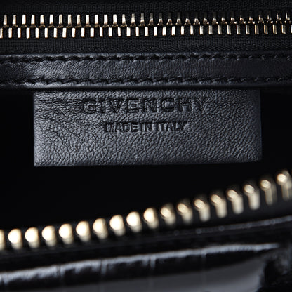 Givenchy Calfskin Crocodile Embossed Mini Antigona Black 5 of 8