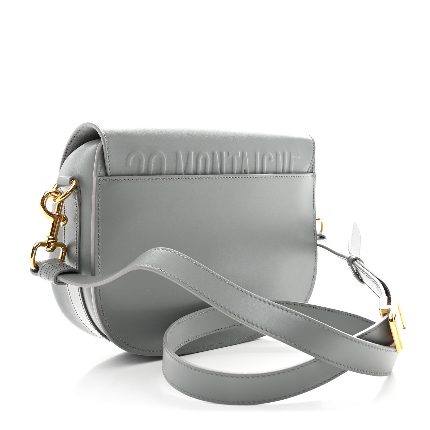 Box Calfskin Medium Bobby Flap Gray