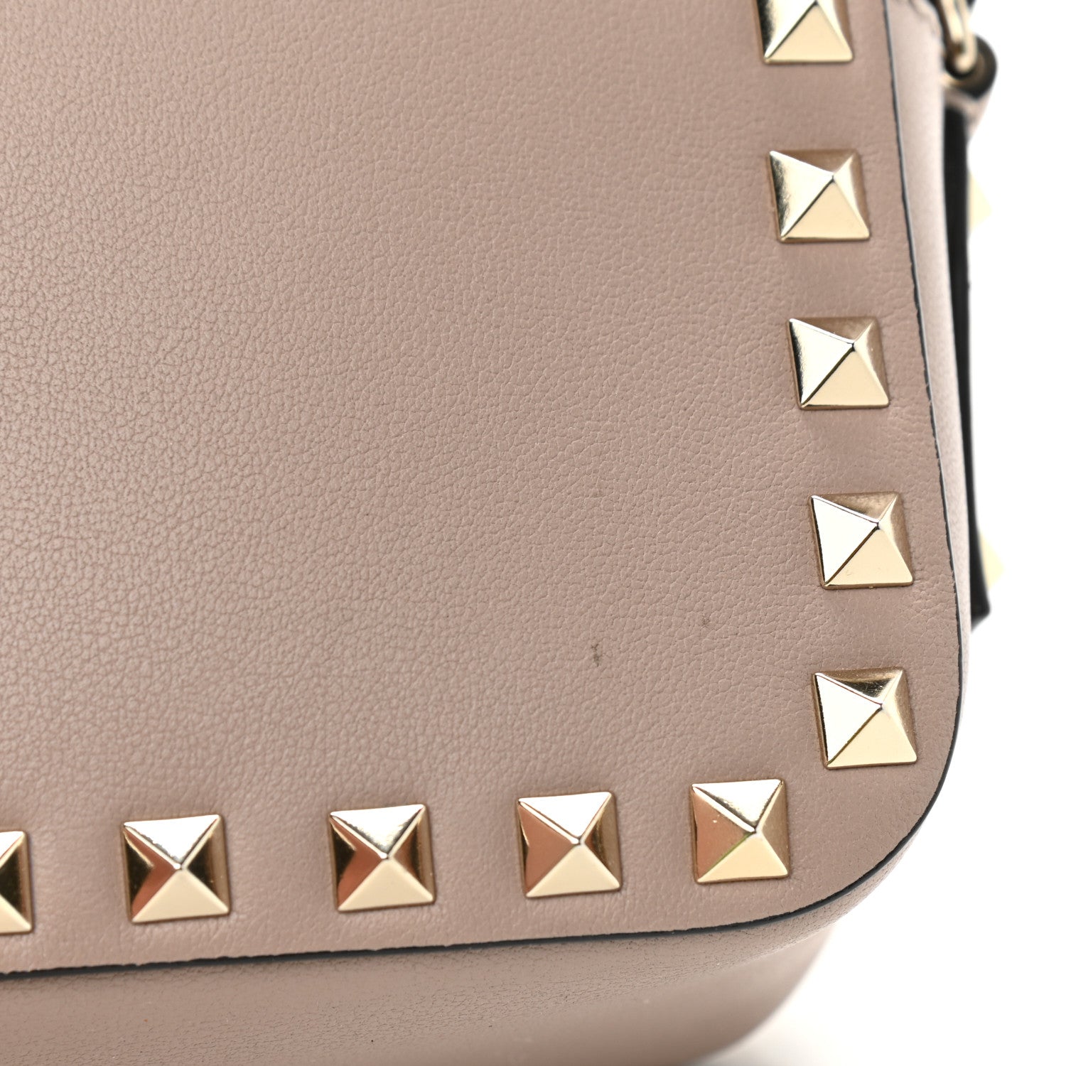 Valentino Garavani Calfskin Rockstud Camera Crossbody Bag Poudre 9 of 9