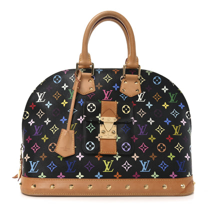 Louis Vuitton Monogram Multicolor Alma GM Black 1 of 9