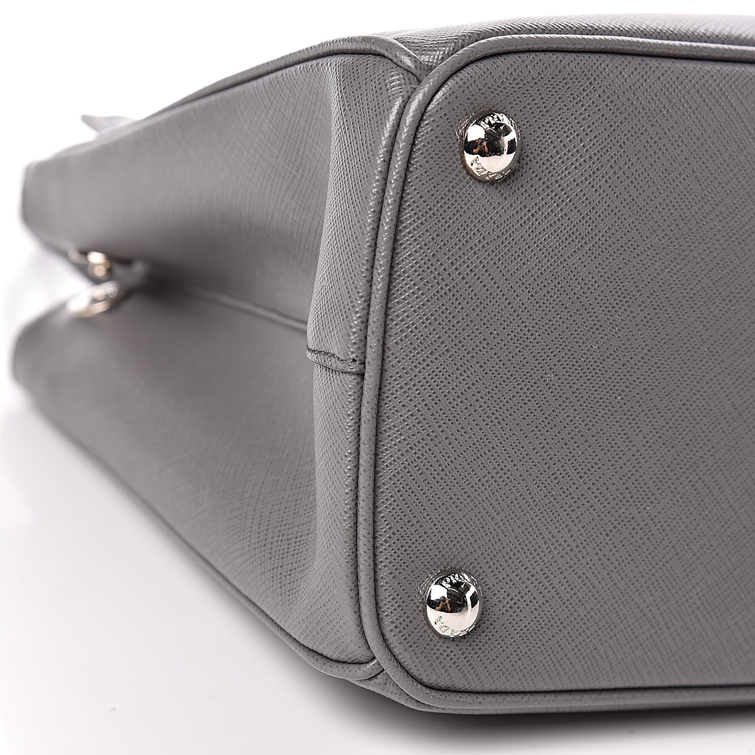 Prada Saffiano Small Galleria Double Zip Tote Marmo 9 of 10
