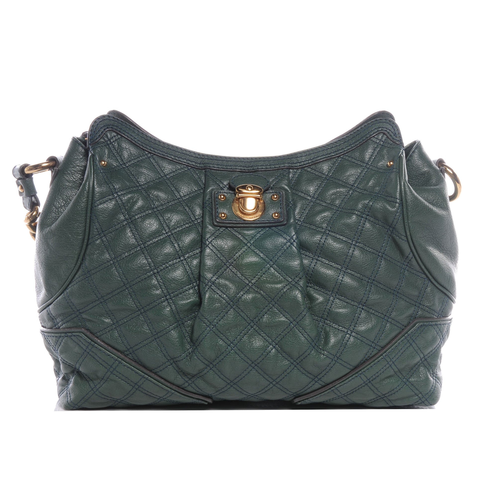 Marc Jacobs Quilted Leather Shoulder Bag Topaz 2 of 8