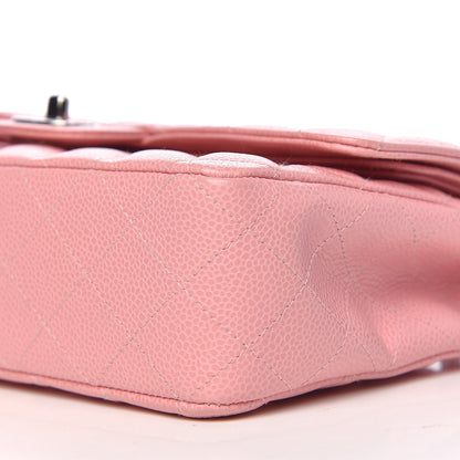 Chanel Caviar Quilted Medium Double Flap Pink 9 of 11