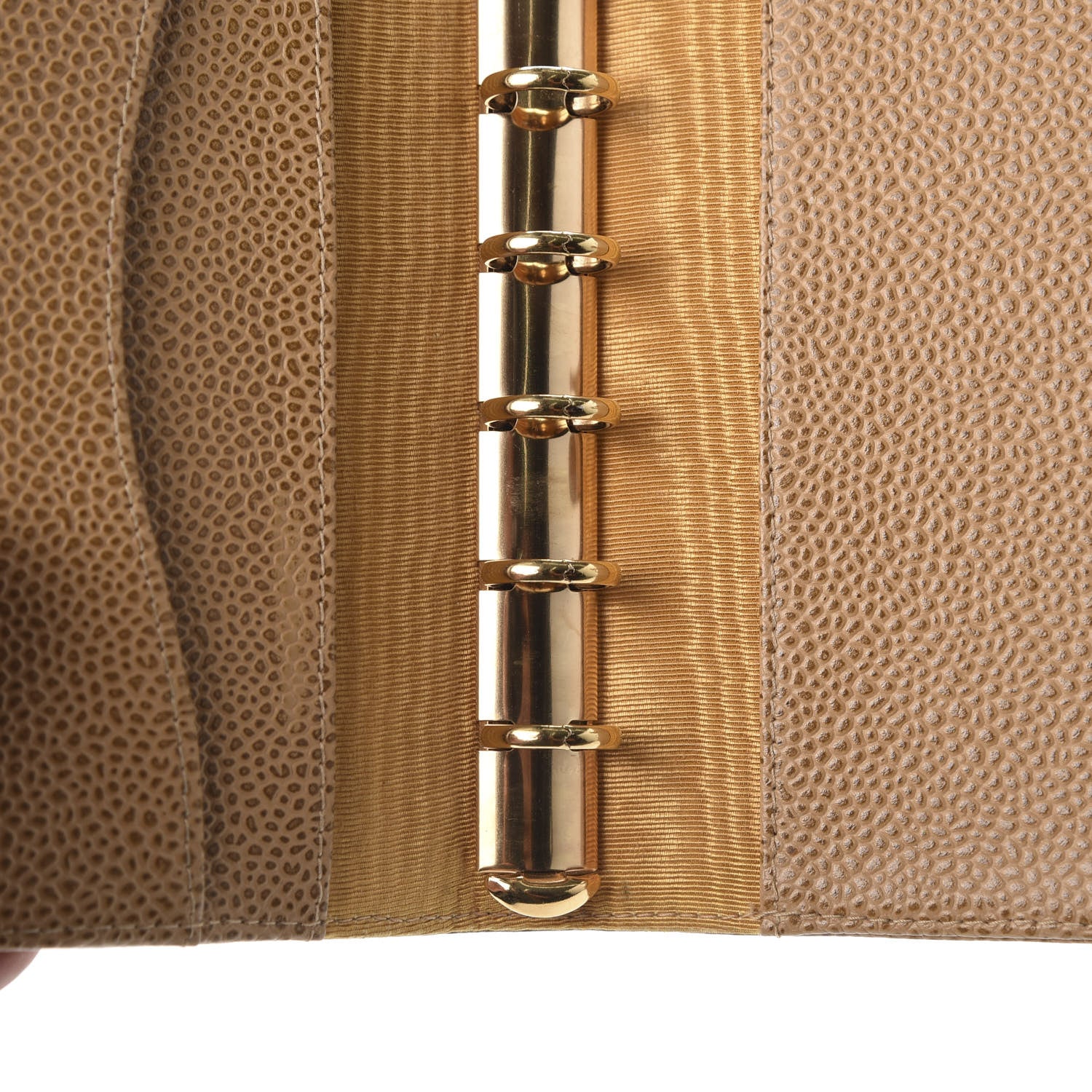 Chanel Caviar Timeless CC Ring Agenda Planner Beige 11 of 15