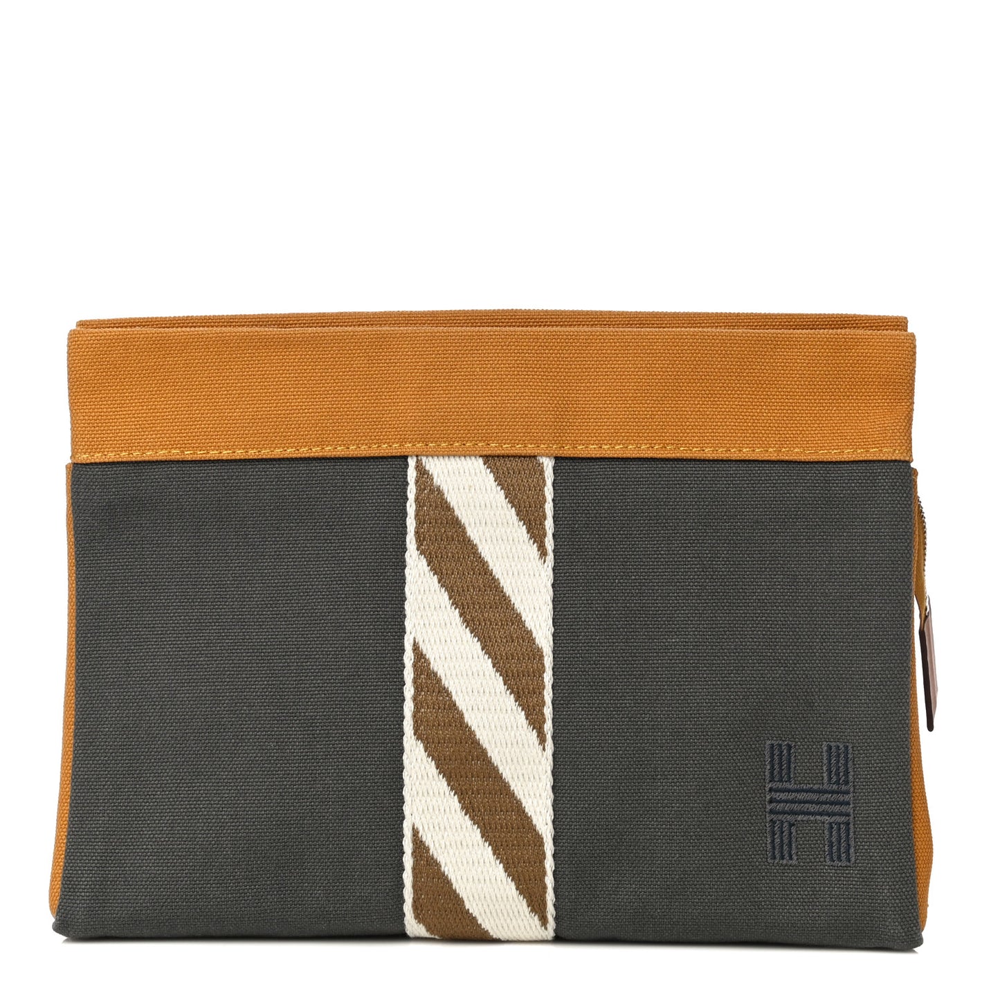 Cotton Stripe Travel Pouch