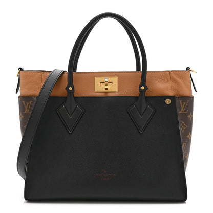 Louis Vuitton Calfskin Monogram On My Side Black 1 of 9