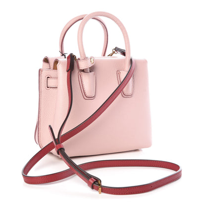 MCM Grained Calfskin Mini Milla Tote Pale Mauve 3 of 7