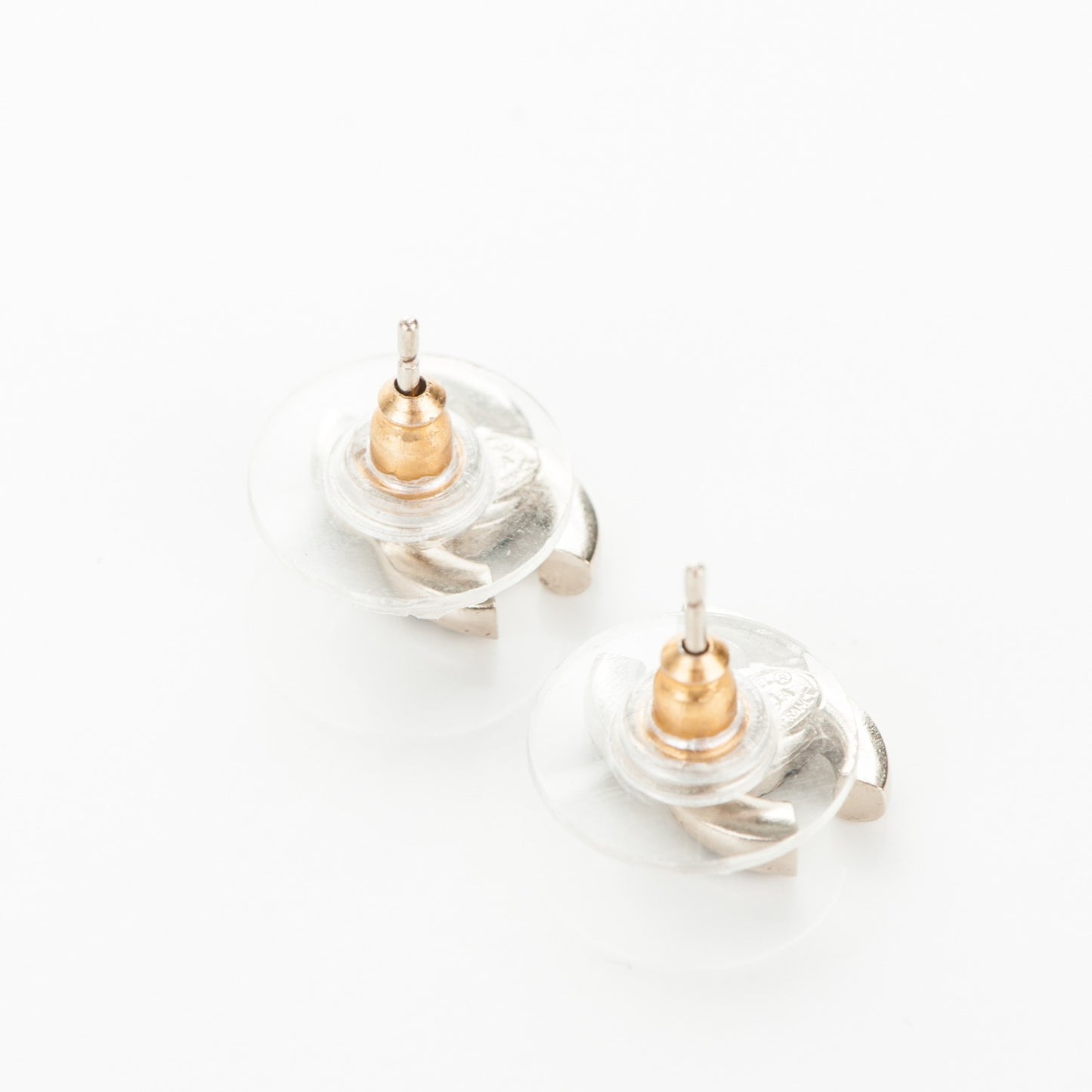 Crystal CC Earrings Gold