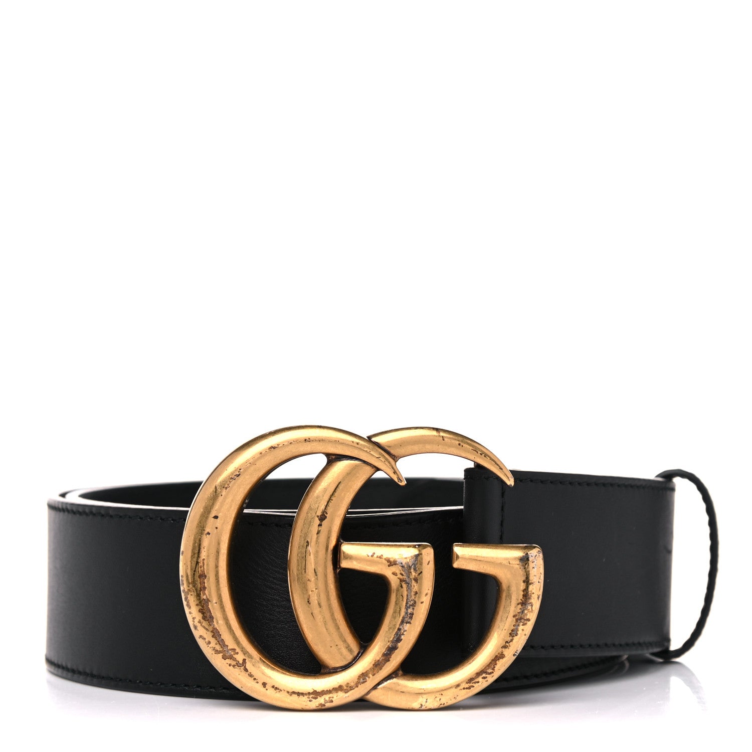 Gucci Calfskin Double G 40mm Belt 90 36 Black 1 of 8