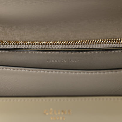 Celine Spazzolato Calfskin Medium Classic Box Flap Bag Quartz 7 of 14