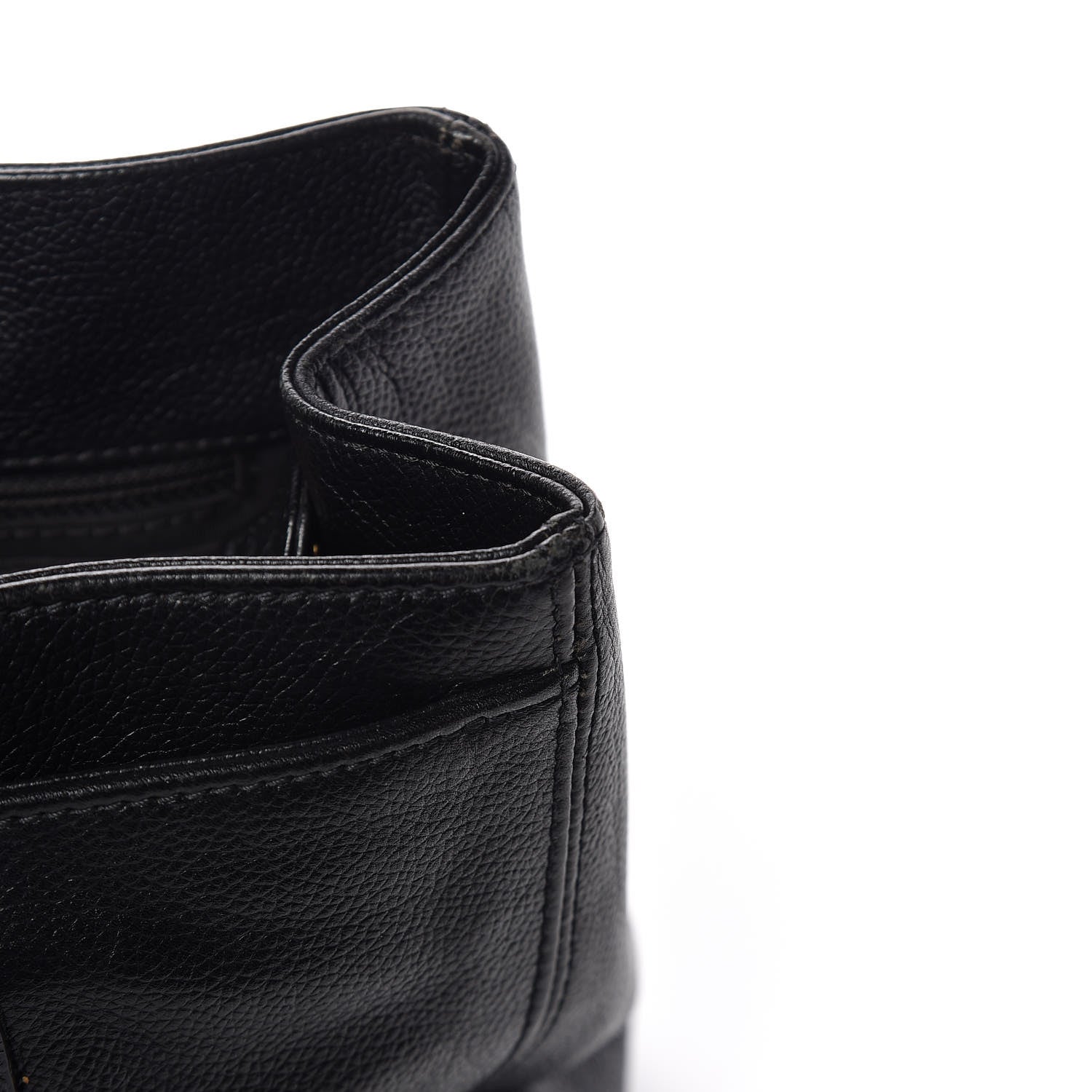 Chanel Calfskin Cerf Shopper Tote Black 13 of 19