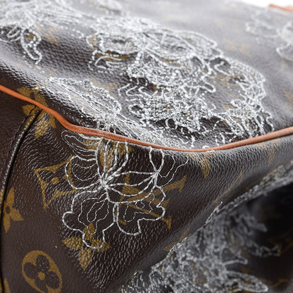 Louis Vuitton Monogram Dentelle Batignolles Horizontal Silver 10 of 12