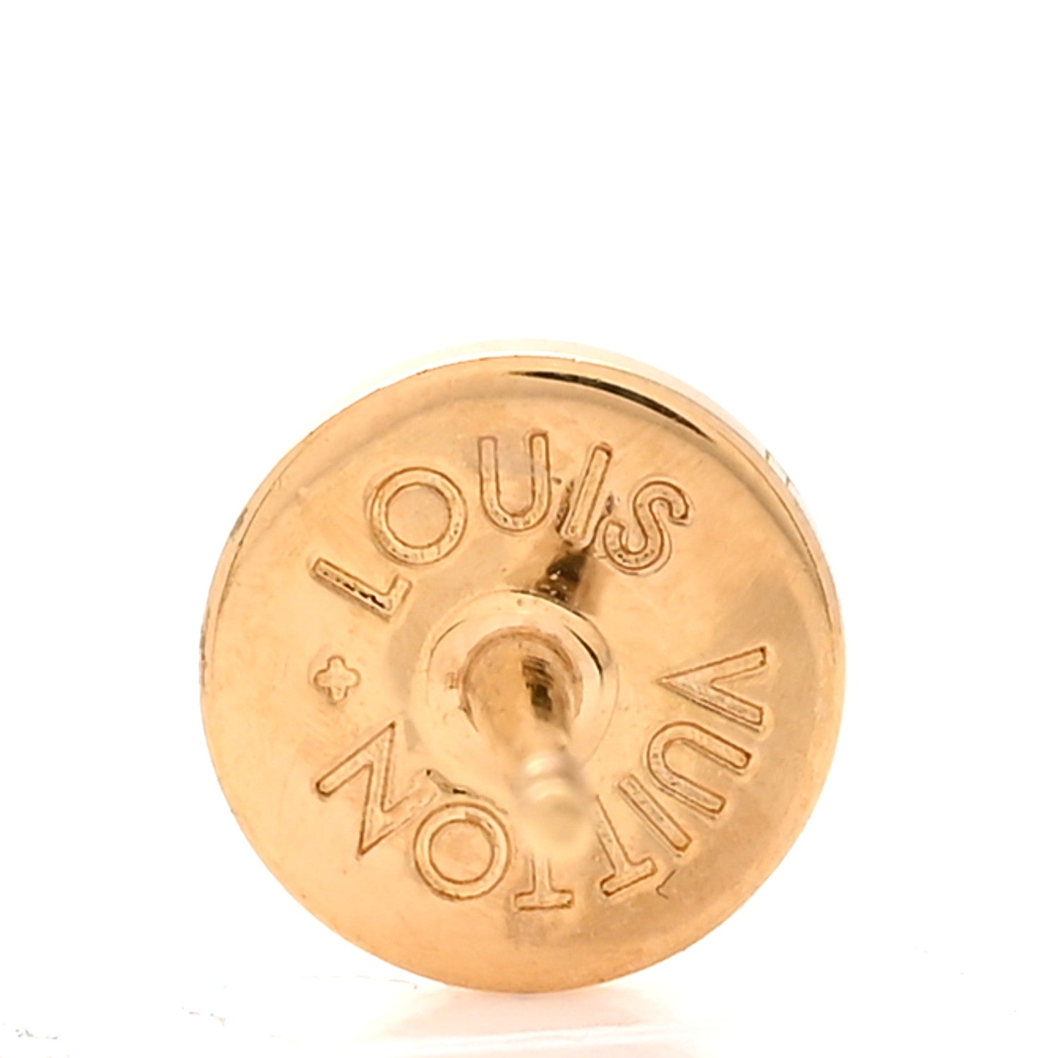 Louis Vuitton Metal Cruiser Earrings Gold 4 of 4