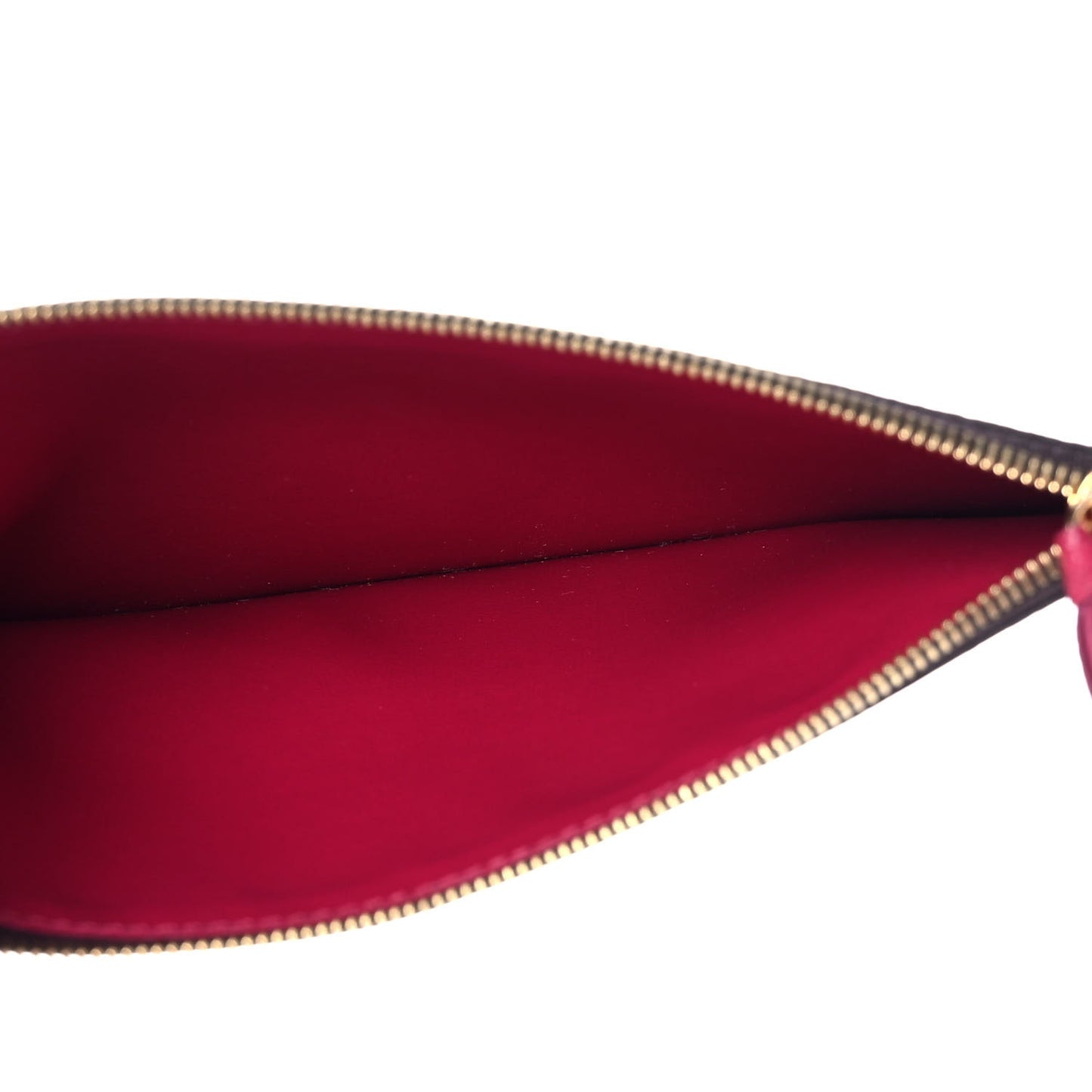 Monogram Felicie Chain Wallet Zippered Insert Fuchsia