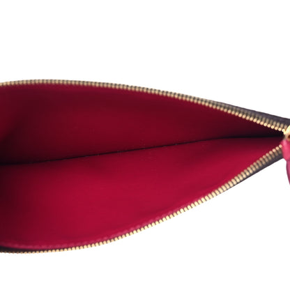 Louis Vuitton Monogram Felicie Chain Wallet Zippered Insert Fuchsia 5 of 8