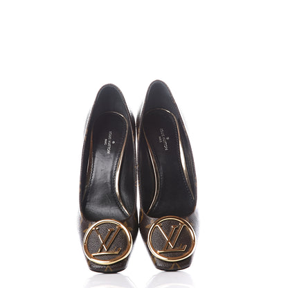 Louis Vuitton Monogram Madeleine Pumps 37 5 of 10