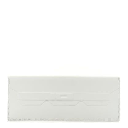 Hermes Swift Shadow Clutch 29 White 1 of 8
