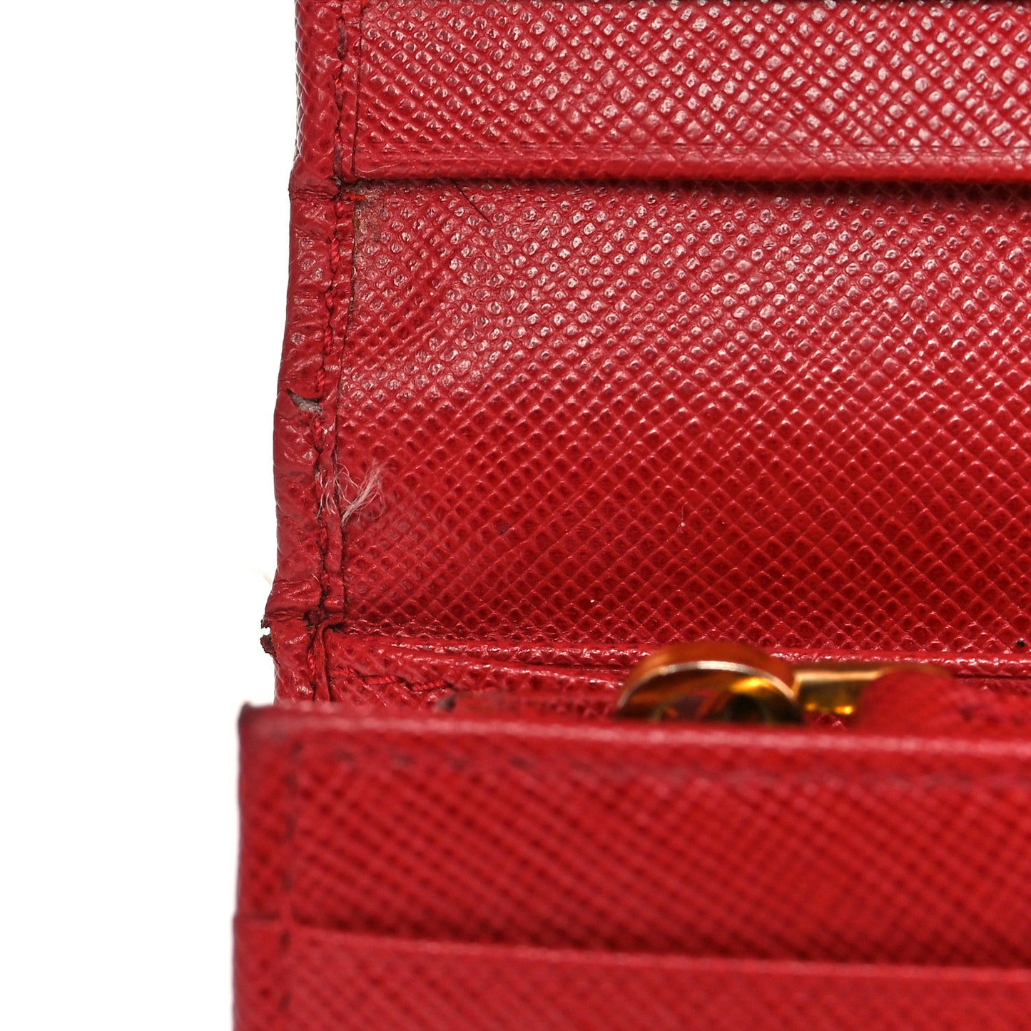 Saffiano Metal Continental Flap Wallet Fuoco
