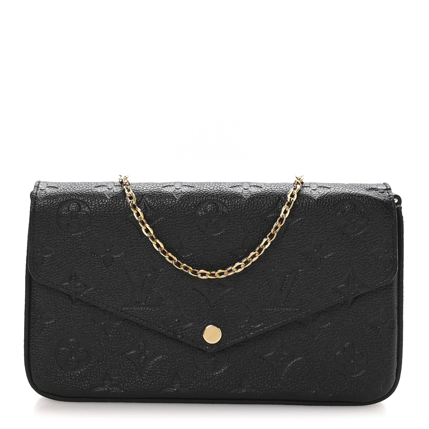 Empreinte Pochette Felicie Chain Wallet Black