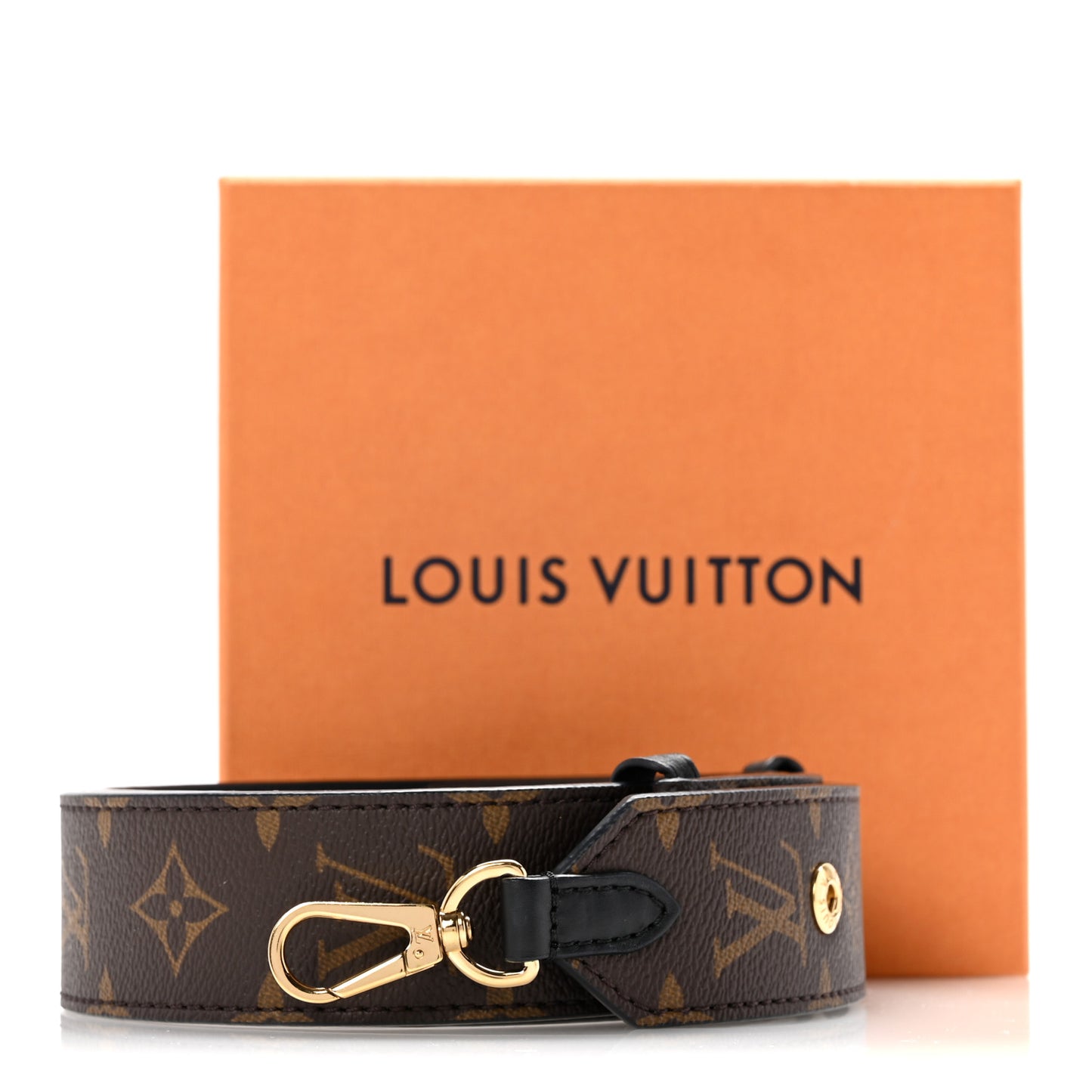Monogram Adjustable Bandouliere Shoulder Strap Black