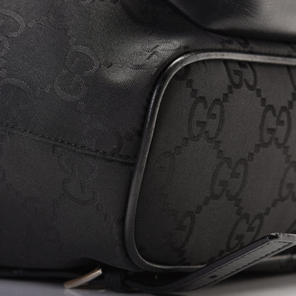 Gucci Nylon Monogram Backpack Black 8 of 11