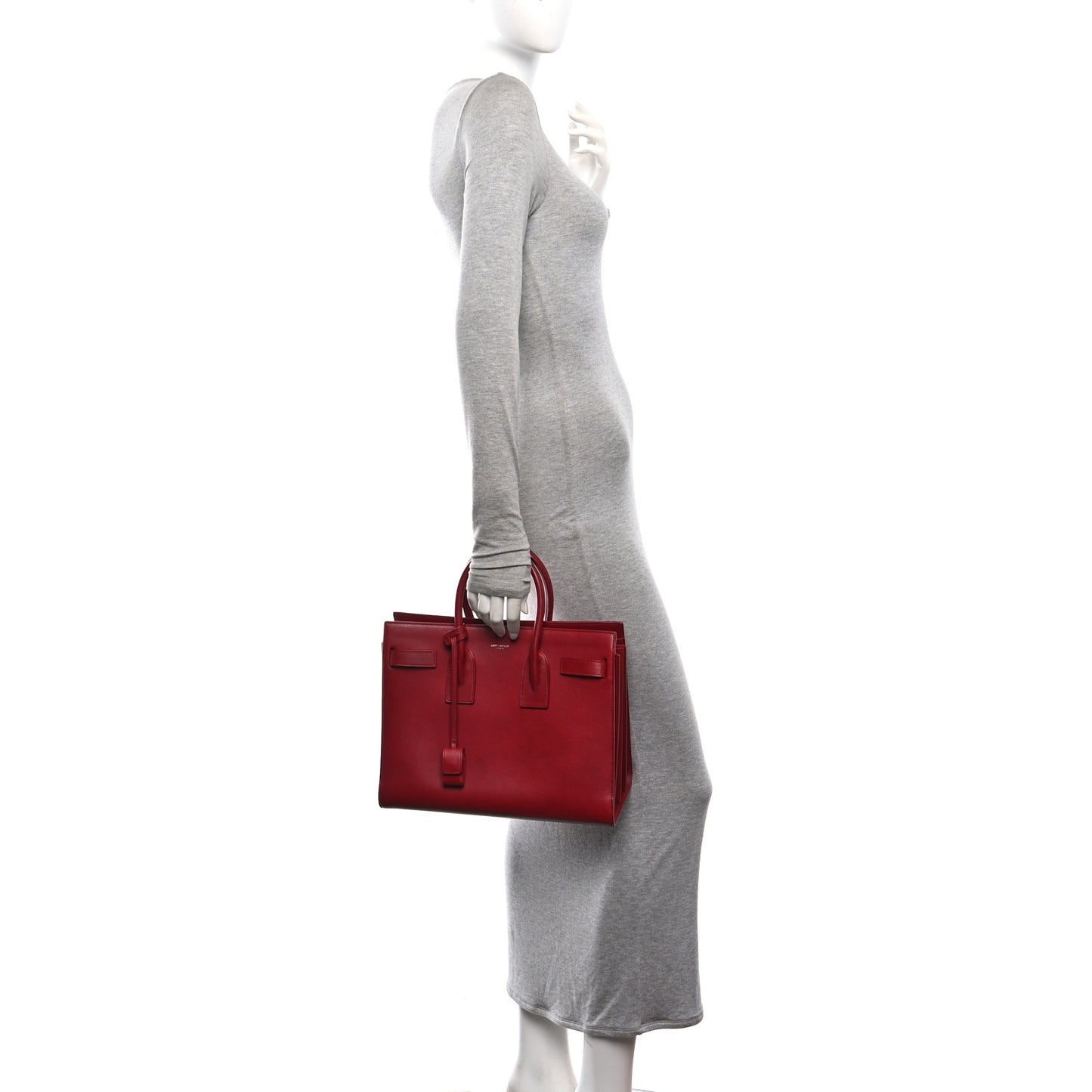 Calfskin Small Sac De Jour Oxblood