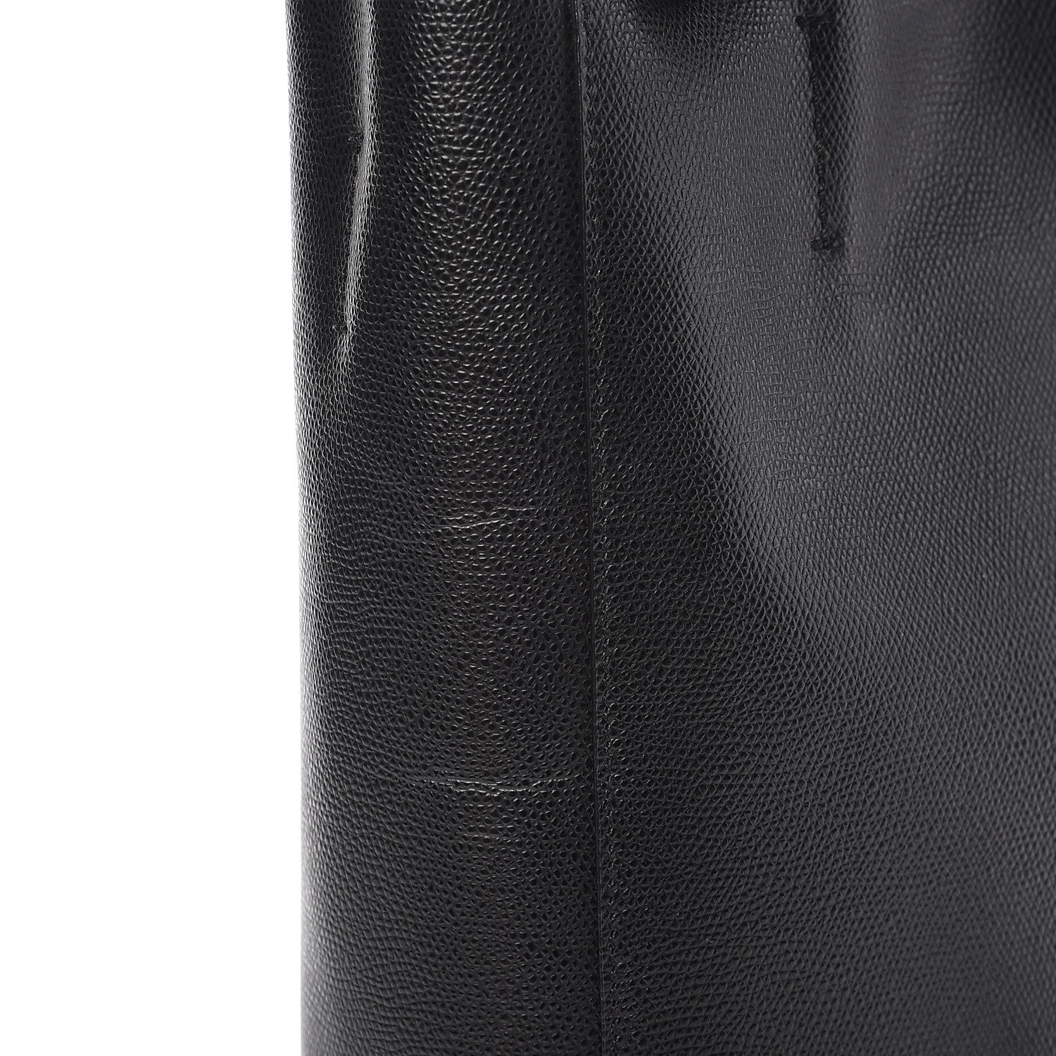 Celine Grained Calfskin Small Vertical Cabas Black 7 of 8