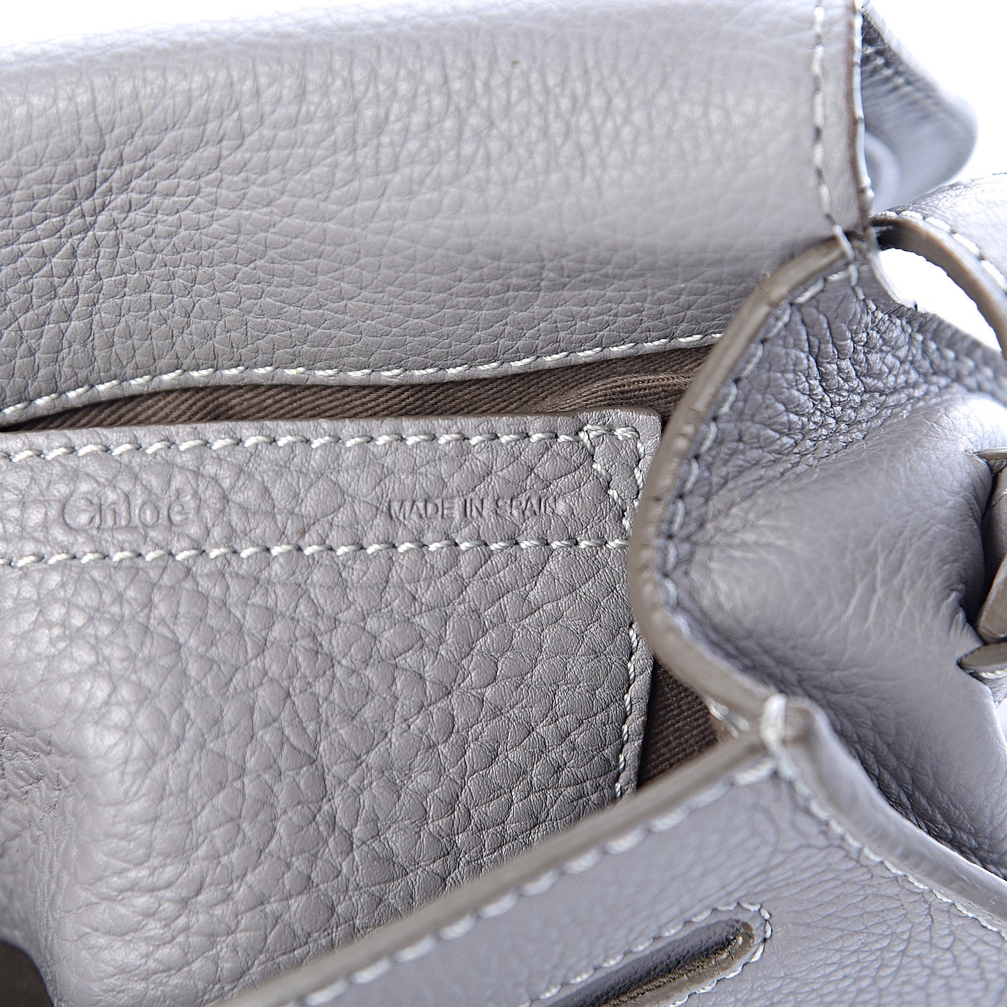 Calfskin Mini Marcie Round Crossbody Bag Cashmere Grey