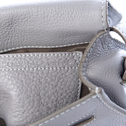Chloe Calfskin Mini Marcie Round Crossbody Bag Cashmere Grey 7 of 11