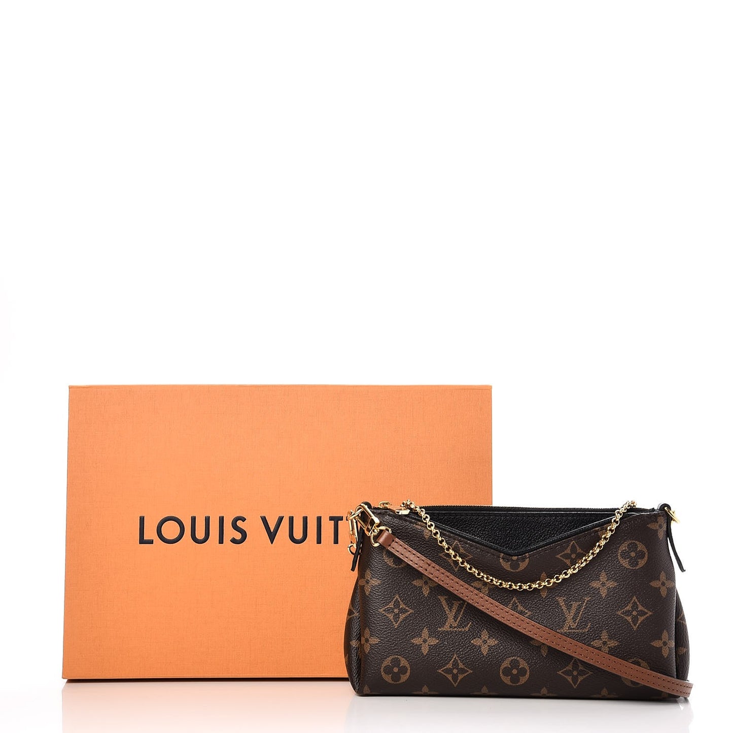Monogram Pallas Clutch Black