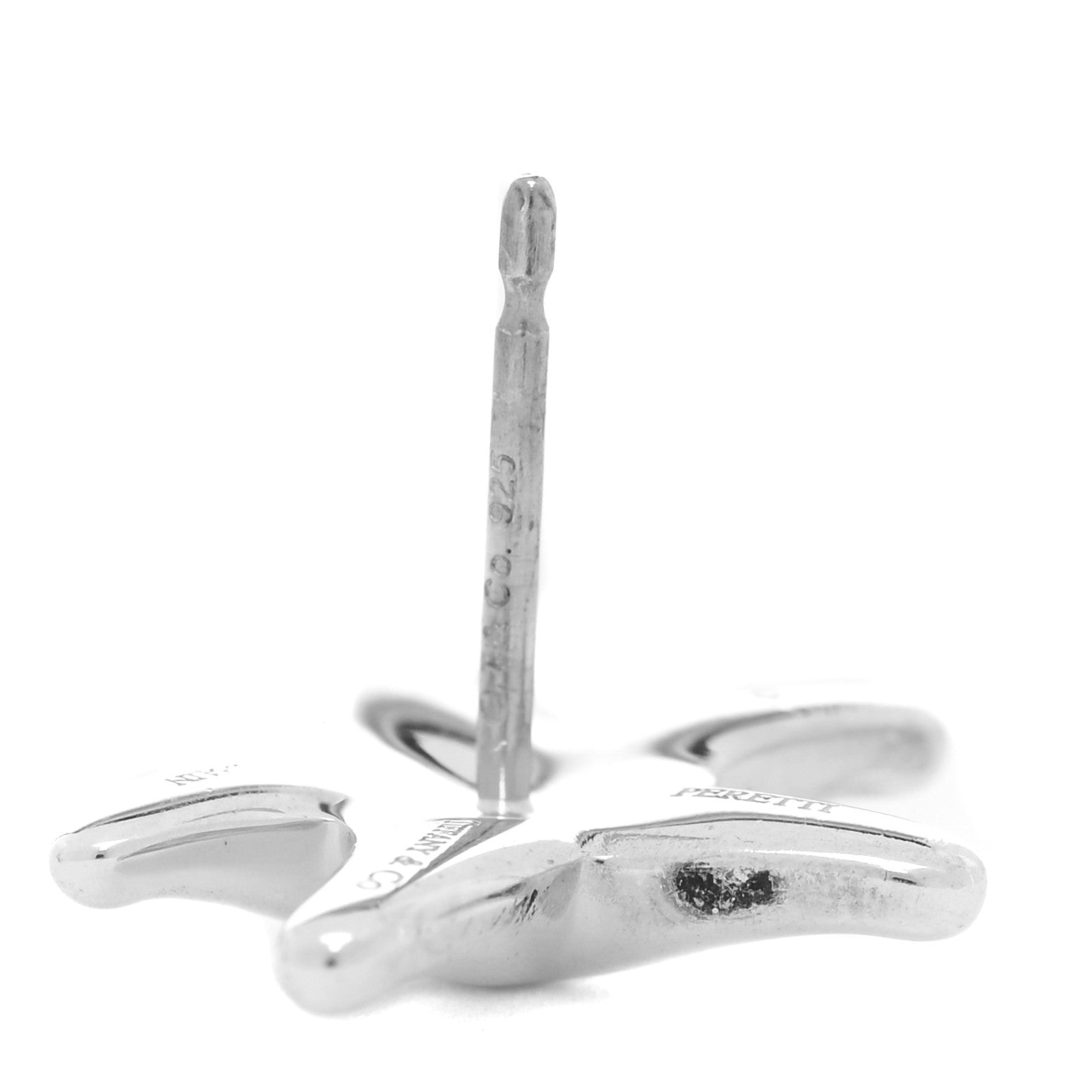 Tiffany Sterling Silver 15mm Elsa Peretti Starfish Earrings 7 of 7