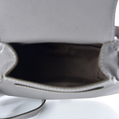 Chloe Calfskin Mini Marcie Round Crossbody Bag Cashmere Grey 5 of 12